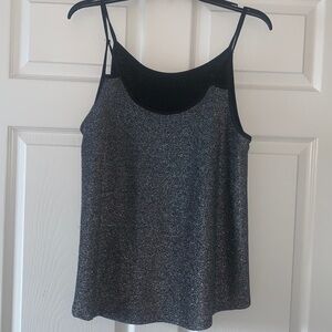 Like new shimmer tank top
